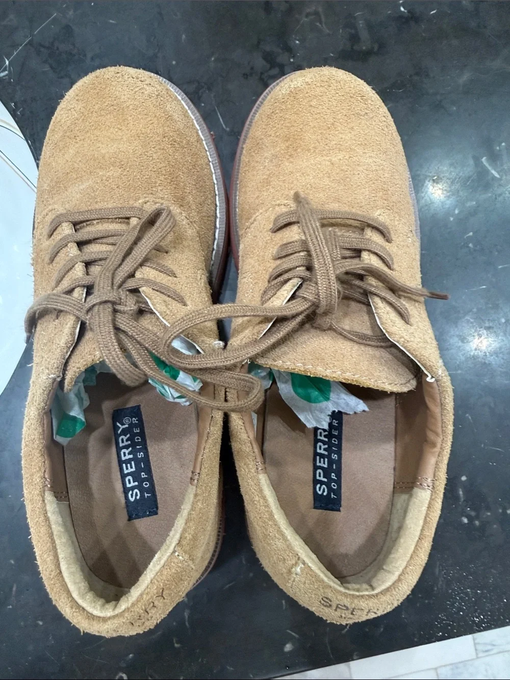 Sperry Boys Suede Bucks / Dress Shoes / Suede in Tan size 1.5M